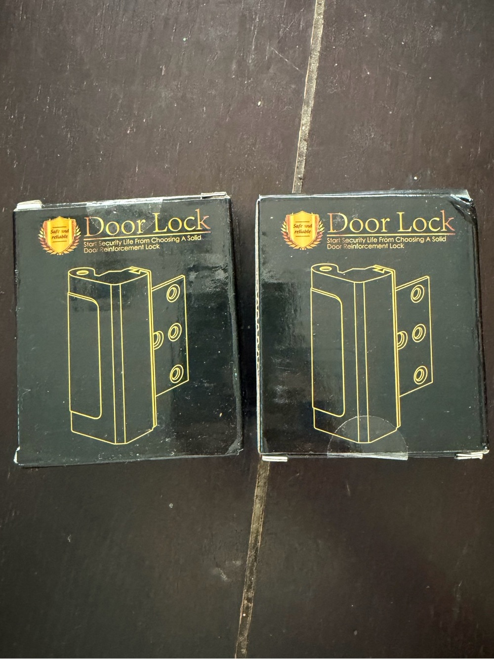 Two Door Lock Reinforcement Set home host party security safety travel house